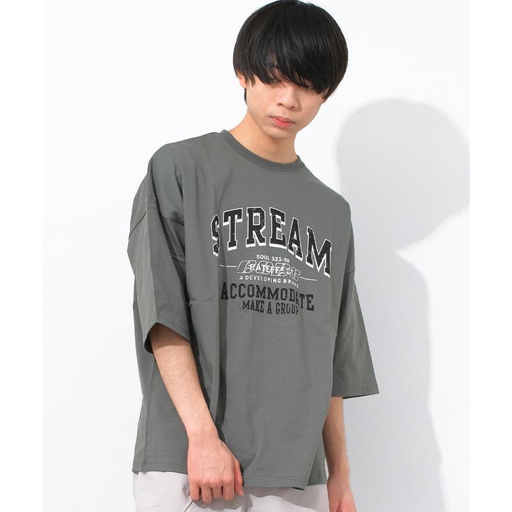 STREAMスーパービッグ半袖Tシャツ トップス 半袖 | 子ども服 SHUSHU | 詳細画像3 