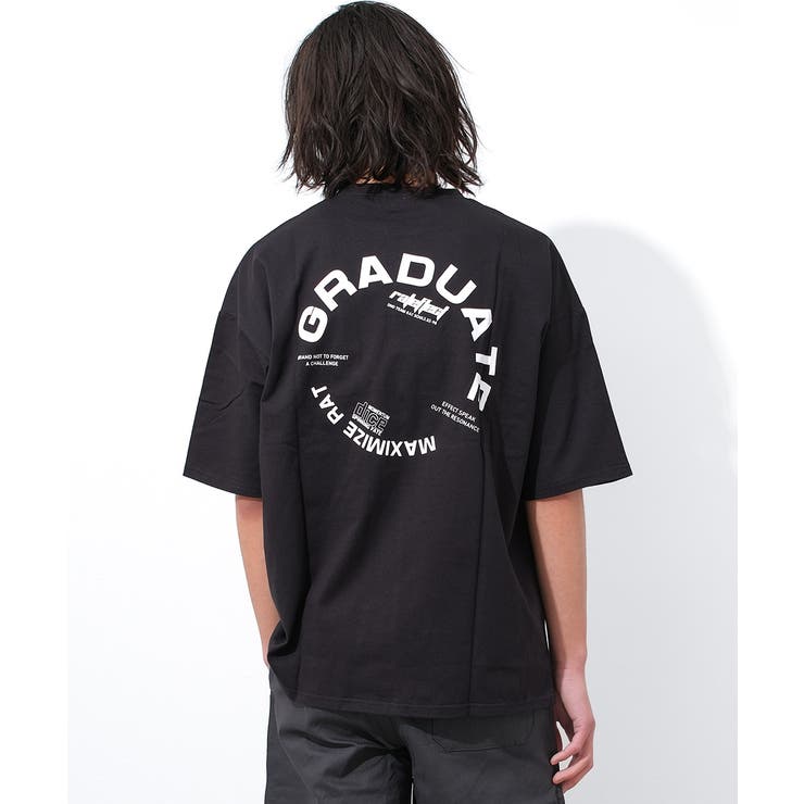 ブラック | GRADUATEビッグTシャツ トップス 半袖 | 子ども服 SHUSHU