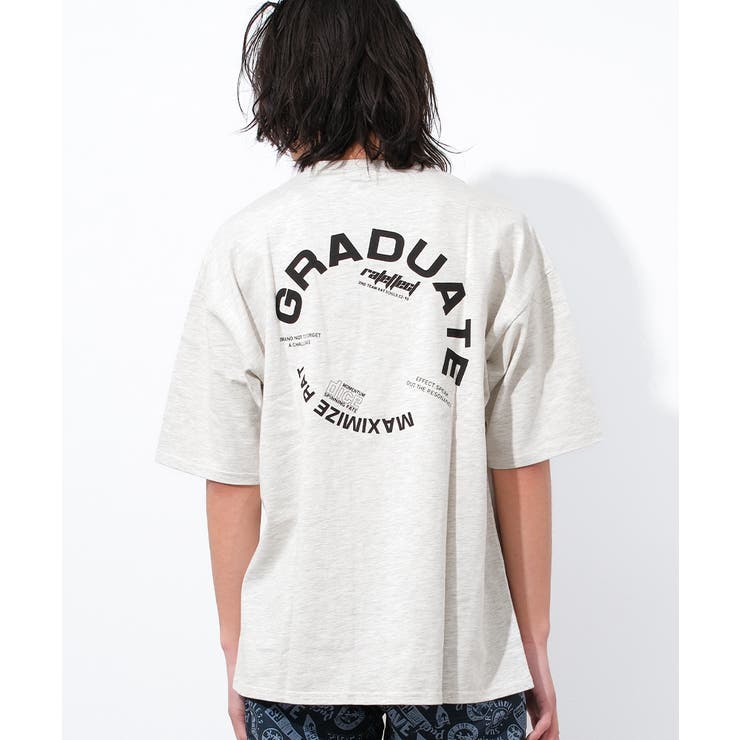 オートミール | GRADUATEビッグTシャツ トップス 半袖 | 子ども服 SHUSHU