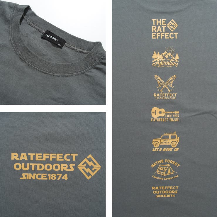 RAT OUTDOORSビッグTシャツ トップス | 子ども服 SHUSHU | 詳細画像12 