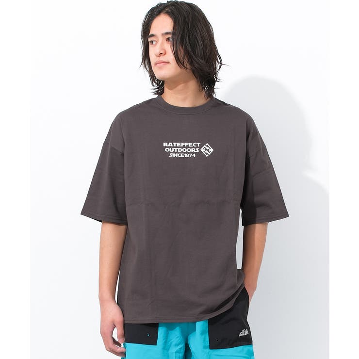 チャコールグレー | RAT OUTDOORSビッグTシャツ トップス | 子ども服 SHUSHU