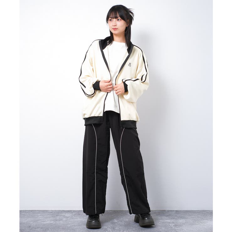 mt.apricot子供服メイン チュール袖トップス ハイネック 袖レース[品番：BEEK0002563