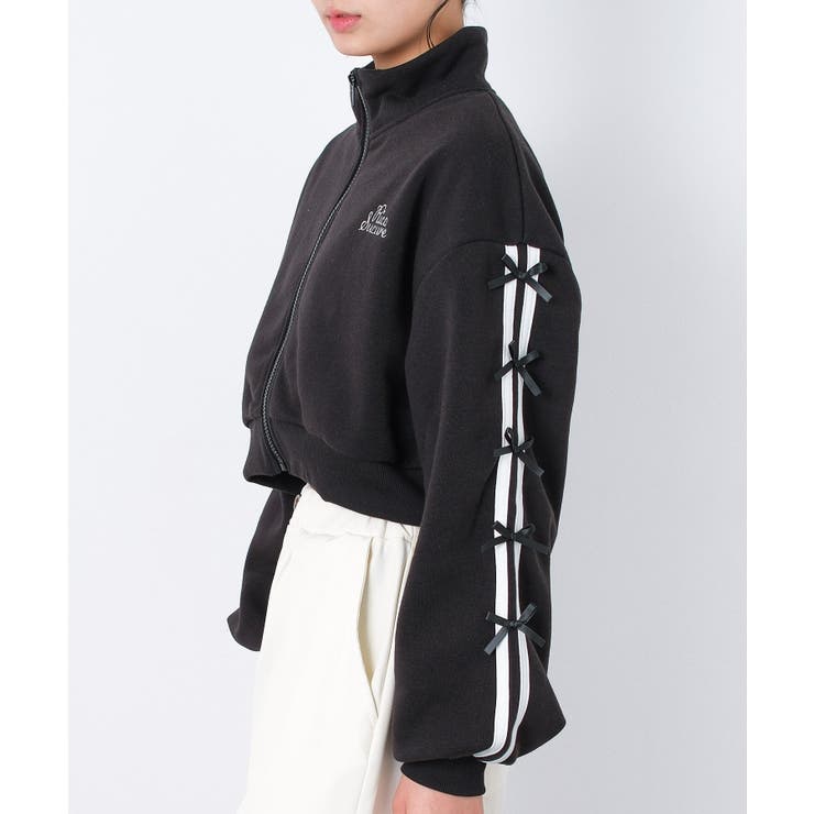 リボンショートジャケット アウター 裏起毛 | 子ども服 SHUSHU | 詳細画像6 