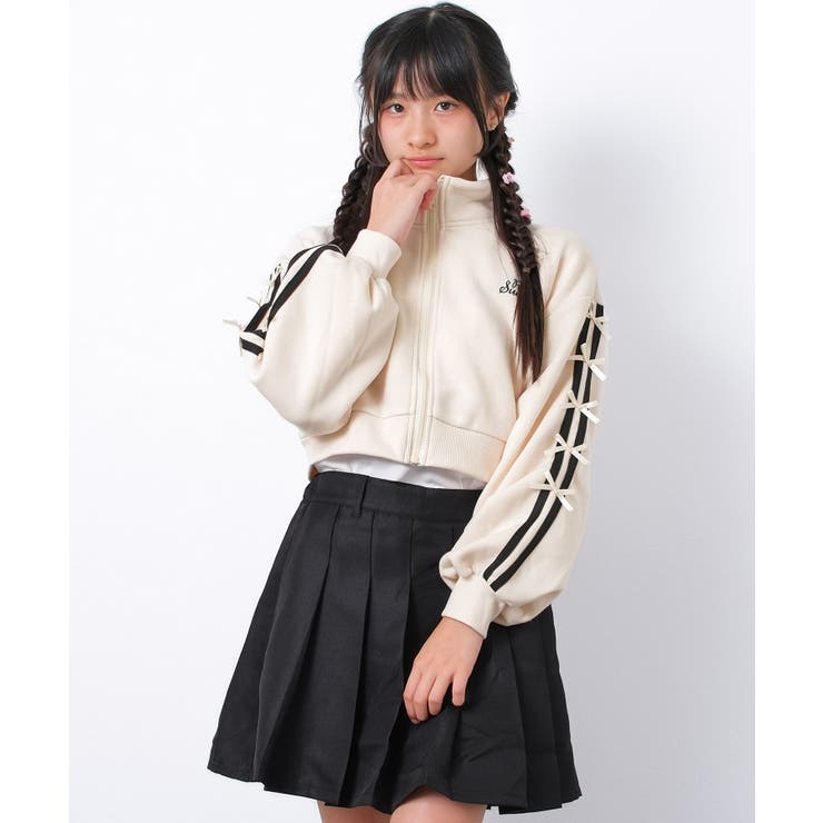 リボンショートジャケット アウター 裏起毛 | 子ども服 SHUSHU | 詳細画像8 