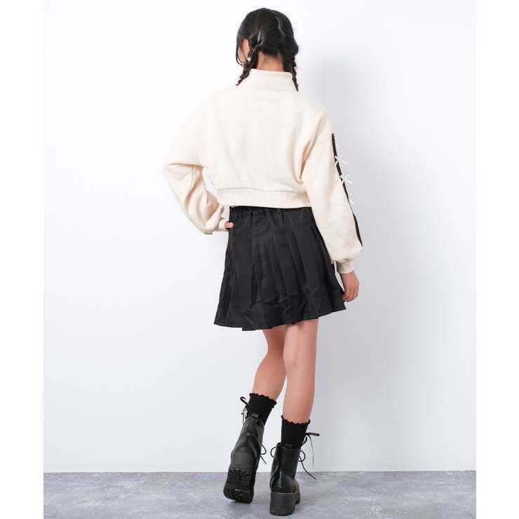 リボンショートジャケット アウター 裏起毛 | 子ども服 SHUSHU | 詳細画像10 