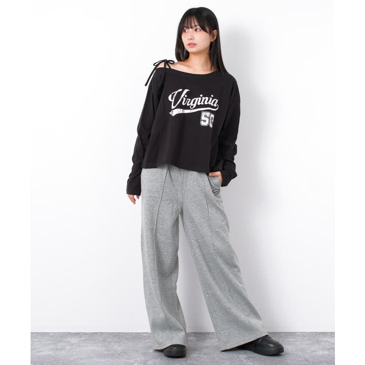 ワンショルロングTシャツ トップス ロンT | 子ども服 SHUSHU | 詳細画像3 