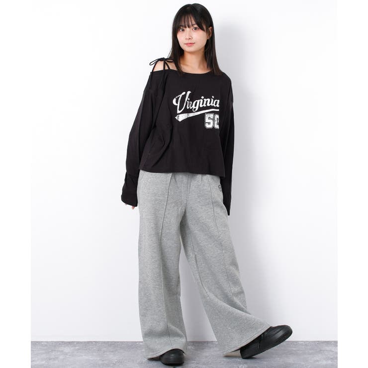 ワンショルロングTシャツ トップス ロンT | 子ども服 SHUSHU | 詳細画像4 