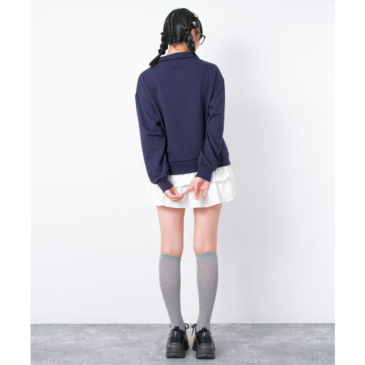 襟付きプルオーバー トレーナー 裏毛 | 子ども服 SHUSHU | 詳細画像7