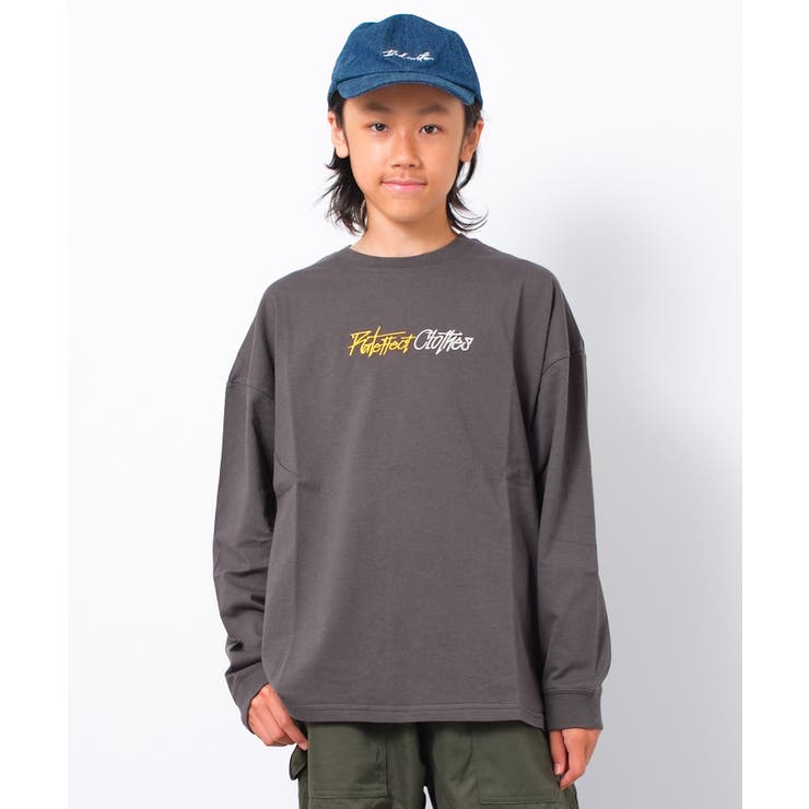 RATEFFECT CLOTHESスーパーBIGロングTシャツ トップス | 子ども服 SHUSHU | 詳細画像2 