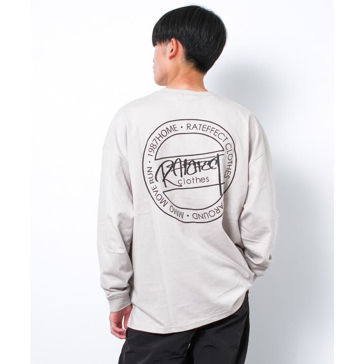ライトグレー | RATEFFECT CLOTHESスーパーBIGロングTシャツ トップス | 子ども服 SHUSHU