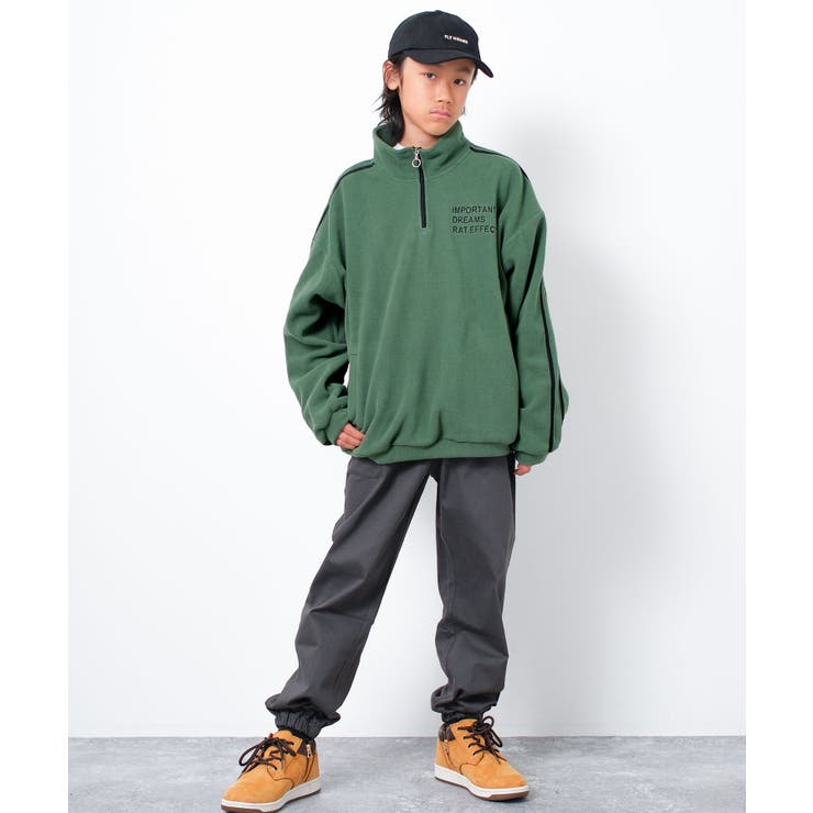 フリースハーフジッププルオーバー トップス スウェット | 子ども服 SHUSHU | 詳細画像13 