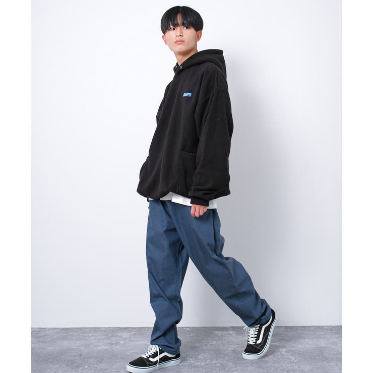 フリースサイドポケットフーディー パーカー ゆったり | 子ども服 SHUSHU | 詳細画像3 