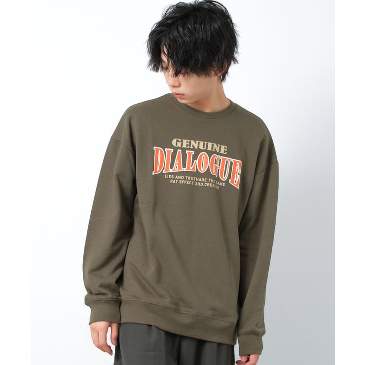 カーキ | DIALOGUE裏毛トレーナー トップス スウェット | 子ども服 SHUSHU