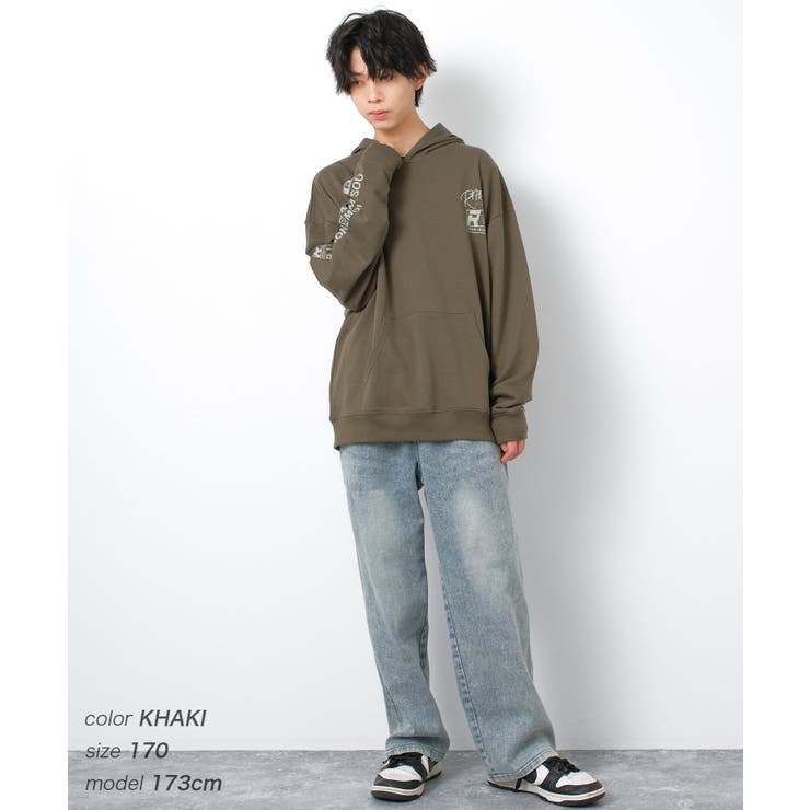 MOVE SOULスーパーBIG裏毛フーディー パーカー | 子ども服 SHUSHU | 詳細画像5 