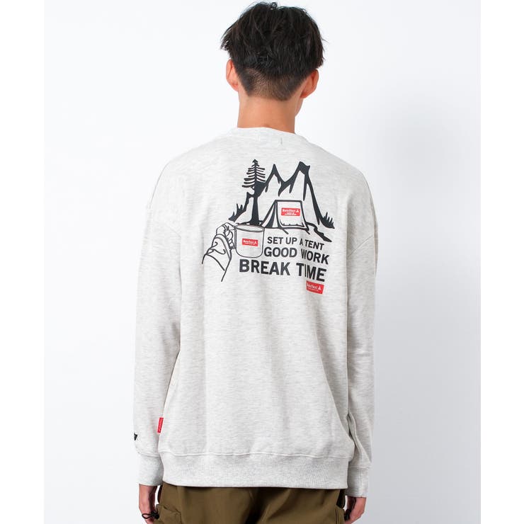 オートミール | BREAK TIME裏毛トレーナー トップス | 子ども服 SHUSHU