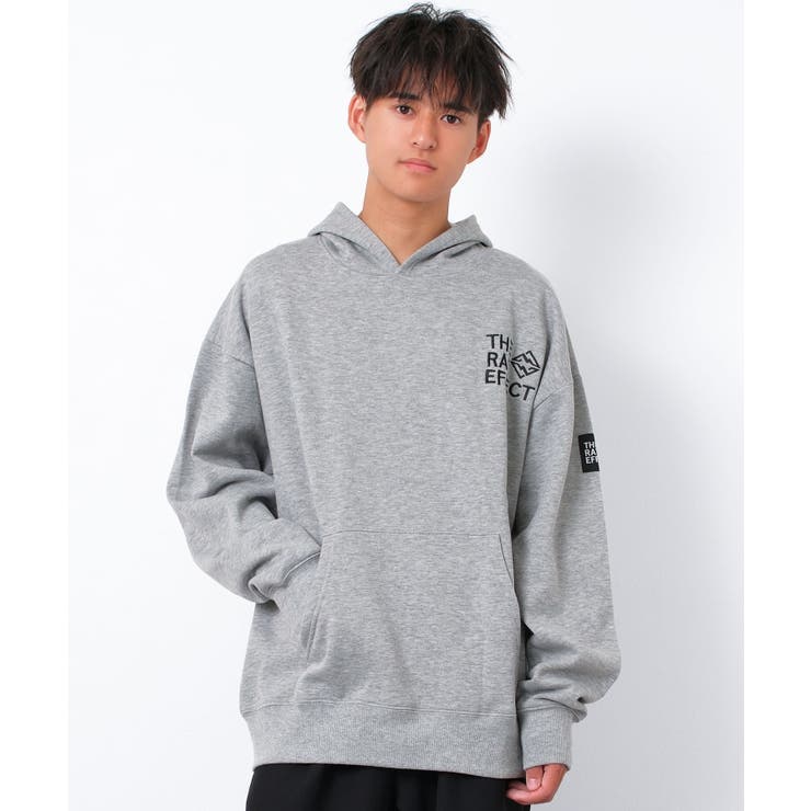 杢グレー | RATEFFECT OUTDOOR裏起毛フーディー トップス | 子ども服 SHUSHU