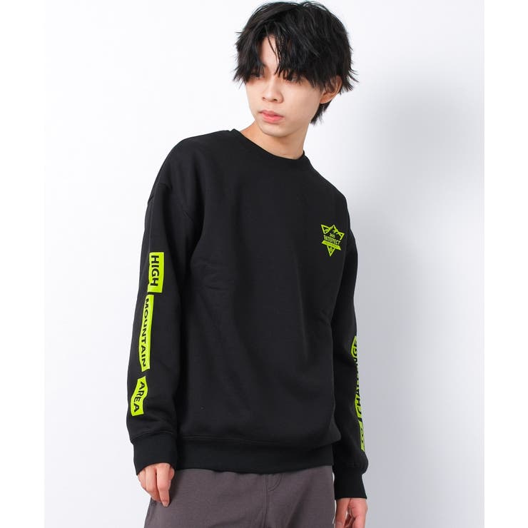 ブラック | RATEFFECT CAMP裏起毛トレーナー トップス | 子ども服 SHUSHU