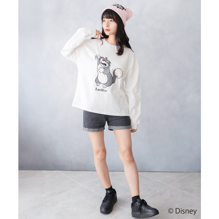 ディズニー ルシファー ロングTシャツ | SHUSHU | 詳細画像9 