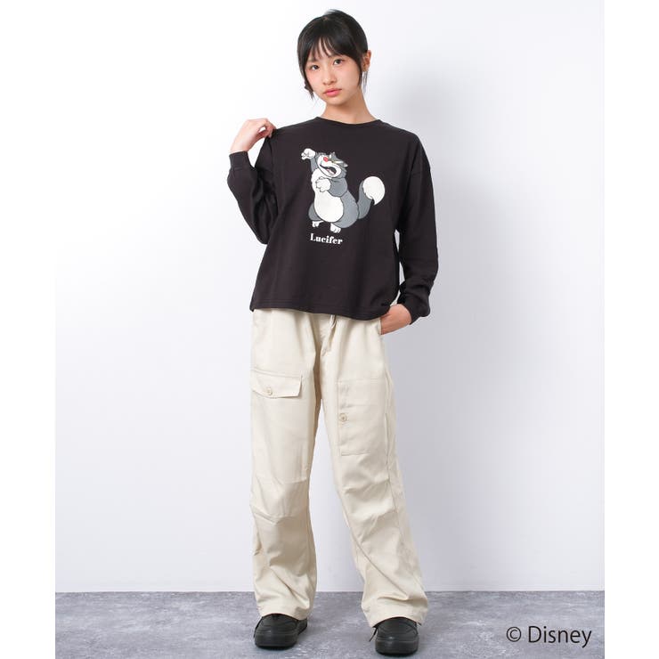 ディズニー ルシファー ロングTシャツ | 子ども服 SHUSHU | 詳細画像3 