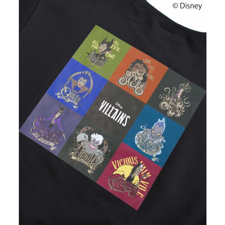 ディズニー ヴィランズ キャラクターボックス裏起毛トレーナー | SHUSHU | 詳細画像12 