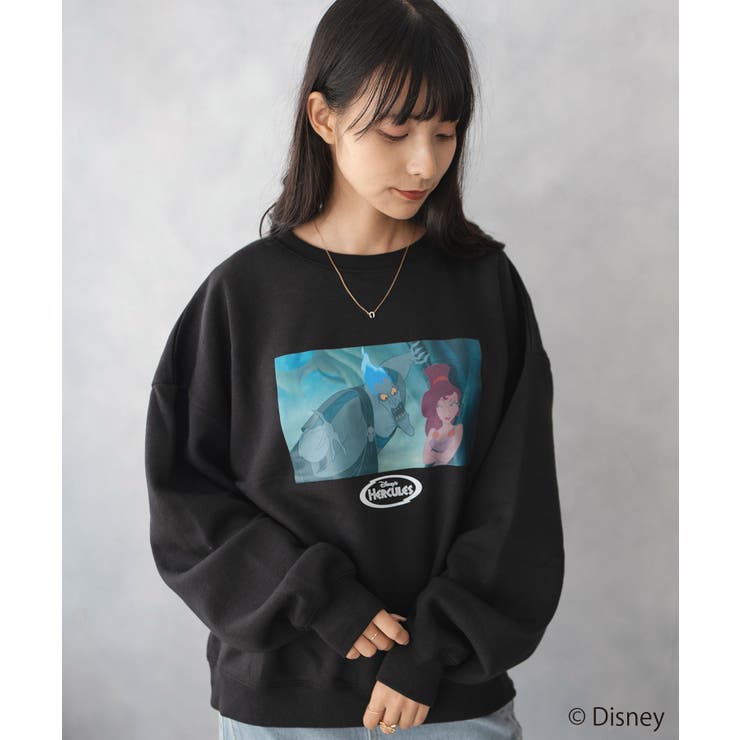 ブラックその他4ハデス | ディズニー ヴィランズ 裏起毛プリントトレーナー | SHUSHU