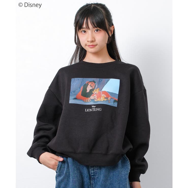 ブラックその他スカー | ディズニー ヴィランズ 裏起毛プリントトレーナー | 子ども服 SHUSHU
