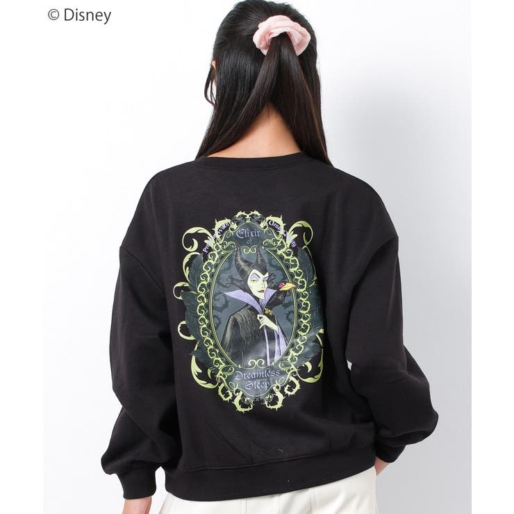 ブラックその他マレフィセント | ディズニーヴィランズ 裏起毛キャラクタートレーナー VILLAINS | 子ども服 SHUSHU