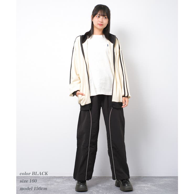 パイピングナイロンパンツ ボトムス 子供服 | 子ども服 SHUSHU | 詳細画像9 