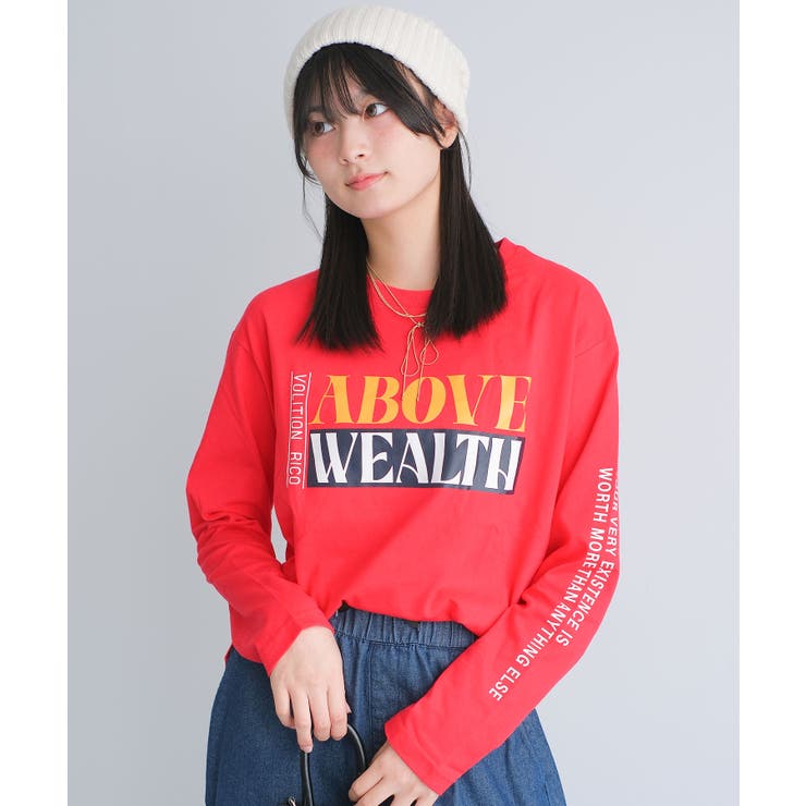 ラバーロゴプリントロングTシャツ トップス ロンT | 子ども服 SHUSHU | 詳細画像2 