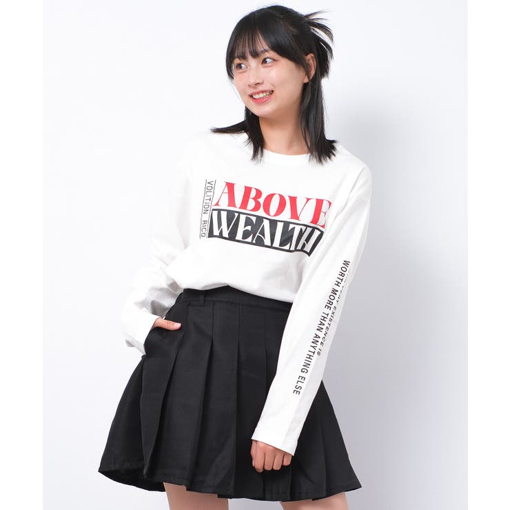 ラバーロゴプリントロングTシャツ トップス ロンT | 子ども服 SHUSHU | 詳細画像5 