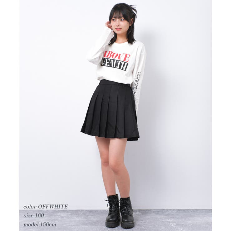 ラバーロゴプリントロングTシャツ トップス ロンT | 子ども服 SHUSHU | 詳細画像14 