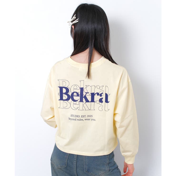 接触冷感ワイド短丈ロングTシャツ トップス ロンT | 子ども服 SHUSHU | 詳細画像3 