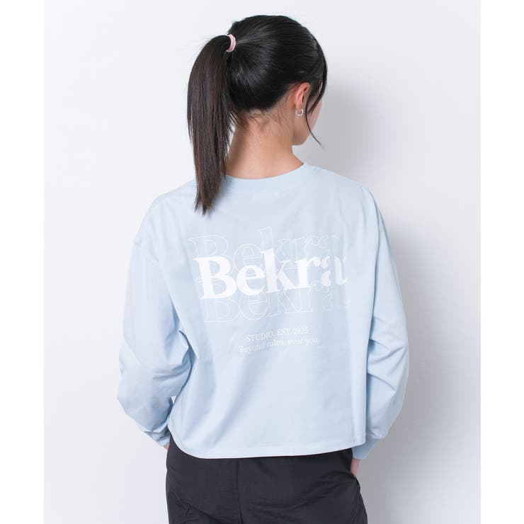 接触冷感ワイド短丈ロングTシャツ トップス ロンT | 子ども服 SHUSHU | 詳細画像4 