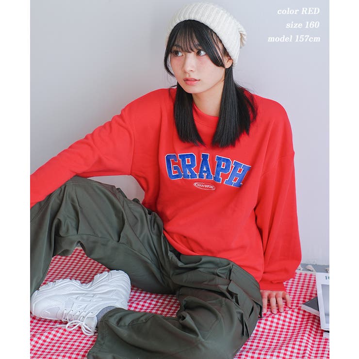 裏起毛ベロアワッペントレーナー トップス あったか | 子ども服 SHUSHU | 詳細画像6 