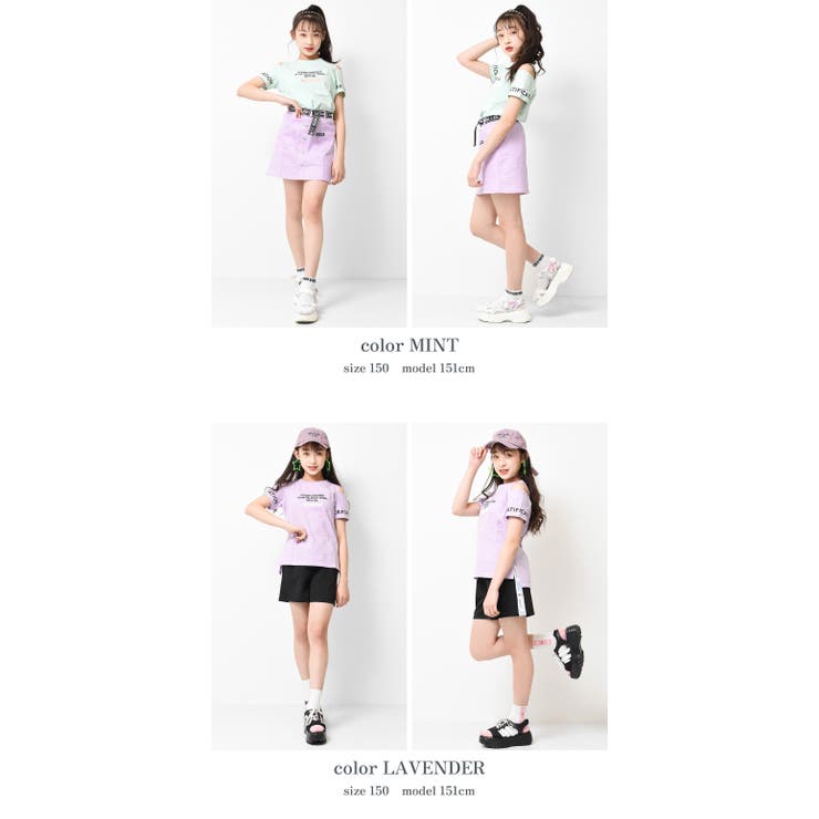 肩あきTシャツ トップス 半袖 | 子ども服 SHUSHU | 詳細画像9 