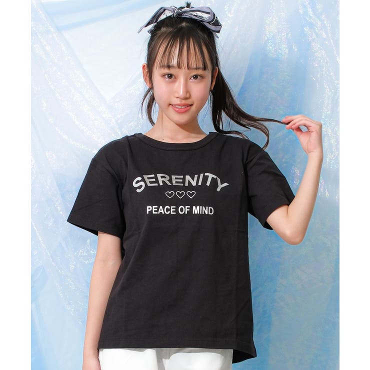 ブラック系2 | バッククロスTシャツ トップス カットソー | 子ども服 SHUSHU