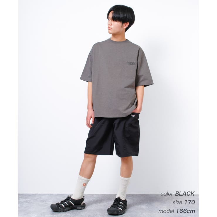 水陸両用ナイロンビッグポケットショートパンツ ボトムス 半ズボン | 子ども服 SHUSHU | 詳細画像2 