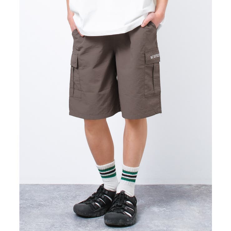 ダークグレー | 水陸両用ワイドカーゴショートパンツ ボトムス 半ズボン | 子ども服 SHUSHU