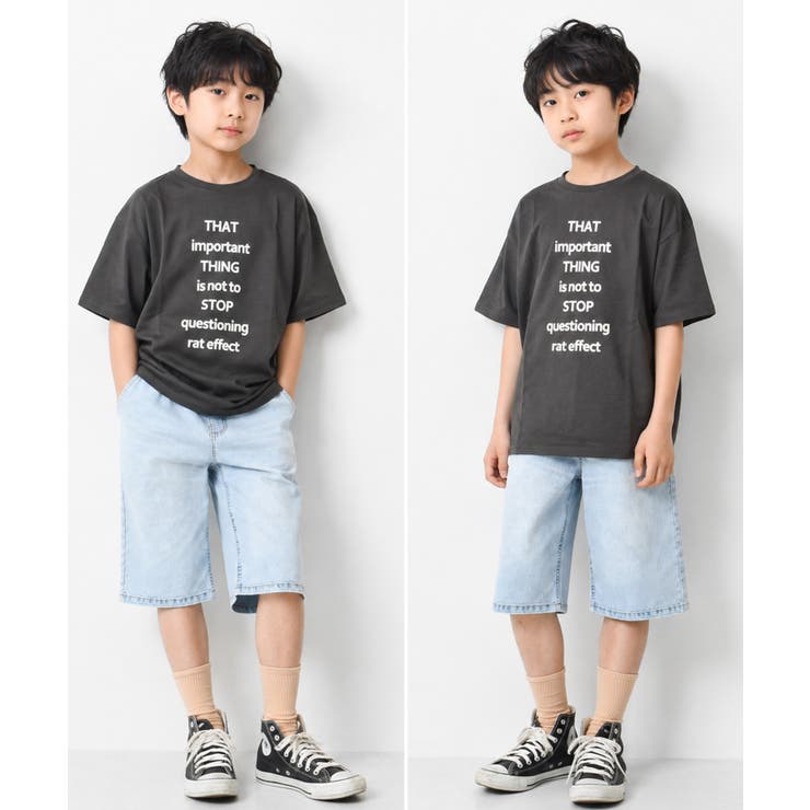 THATロゴプリントTシャツ トップス カットソー | 子ども服 SHUSHU | 詳細画像7 