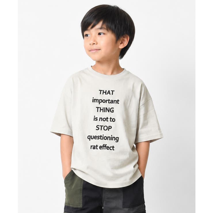 THATロゴプリントTシャツ トップス カットソー | 子ども服 SHUSHU | 詳細画像3 