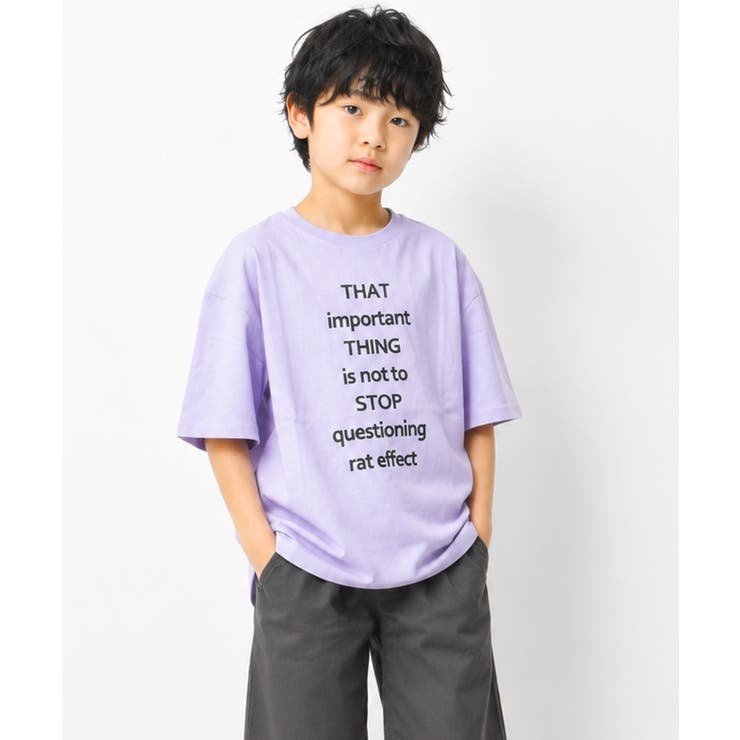 THATロゴプリントTシャツ トップス カットソー | 子ども服 SHUSHU | 詳細画像4 