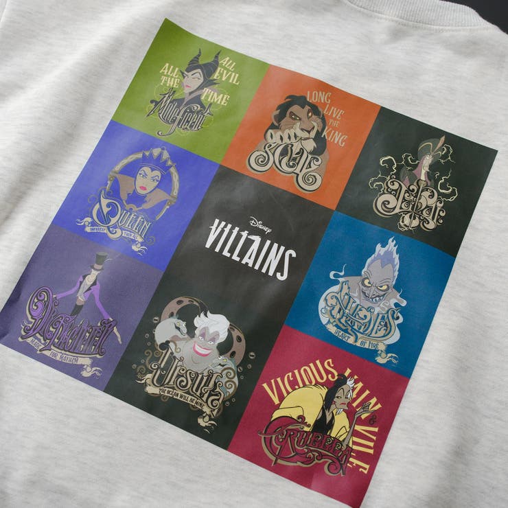 ディズニーヴィランズ キャラクターボックス裏起毛トレーナー VILLAINS | 子ども服 SHUSHU | 詳細画像17 