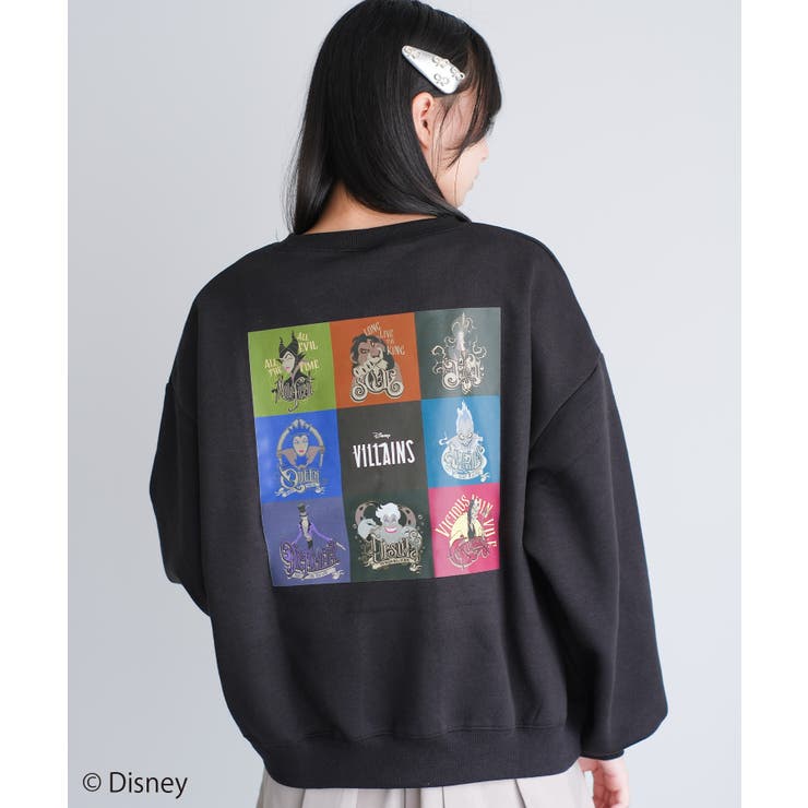 ディズニーヴィランズ キャラクターボックス裏起毛トレーナー VILLAINS | 子ども服 SHUSHU | 詳細画像4 