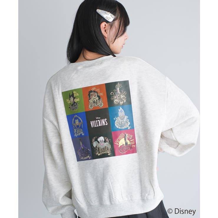 ディズニーヴィランズ キャラクターボックス裏起毛トレーナー VILLAINS | 子ども服 SHUSHU | 詳細画像6 
