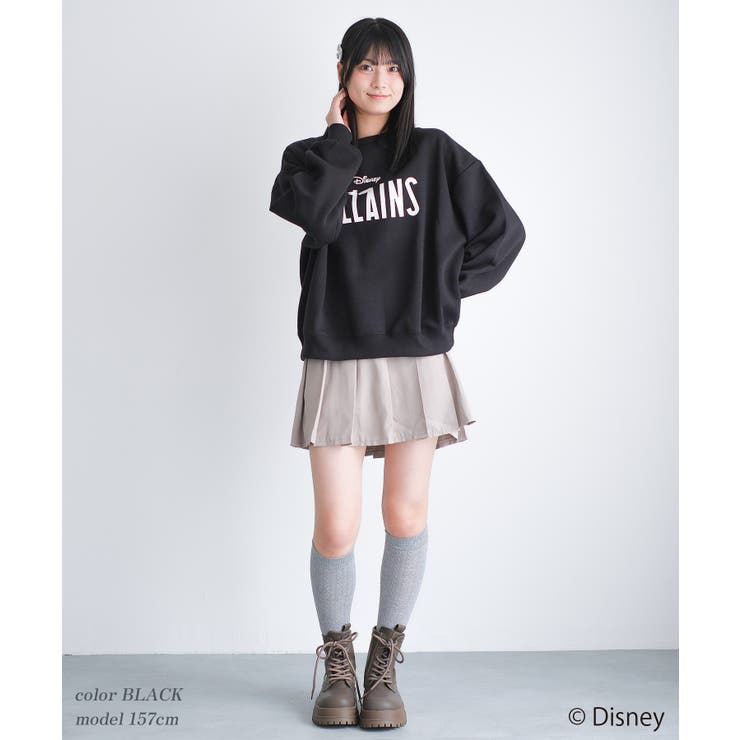 ディズニーヴィランズ キャラクターボックス裏起毛トレーナー VILLAINS | 子ども服 SHUSHU | 詳細画像7 