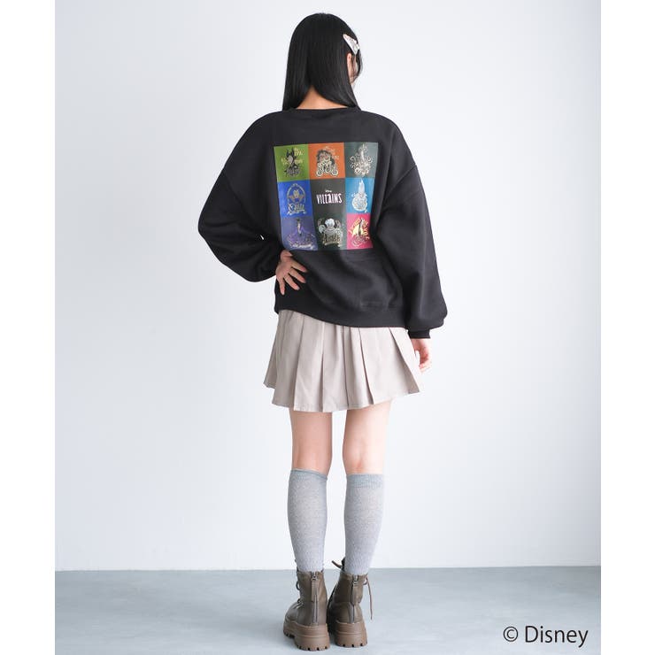 ディズニーヴィランズ キャラクターボックス裏起毛トレーナー VILLAINS | 子ども服 SHUSHU | 詳細画像8 