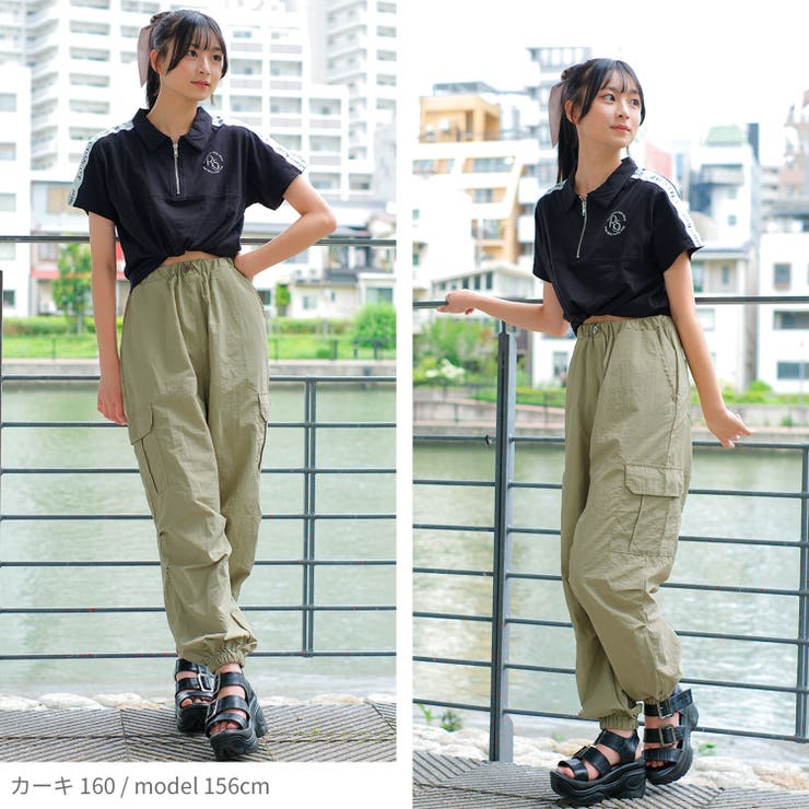 ナイロンカーゴジョガーパンツ ボトムス 子供服 | 子ども服 SHUSHU | 詳細画像9 