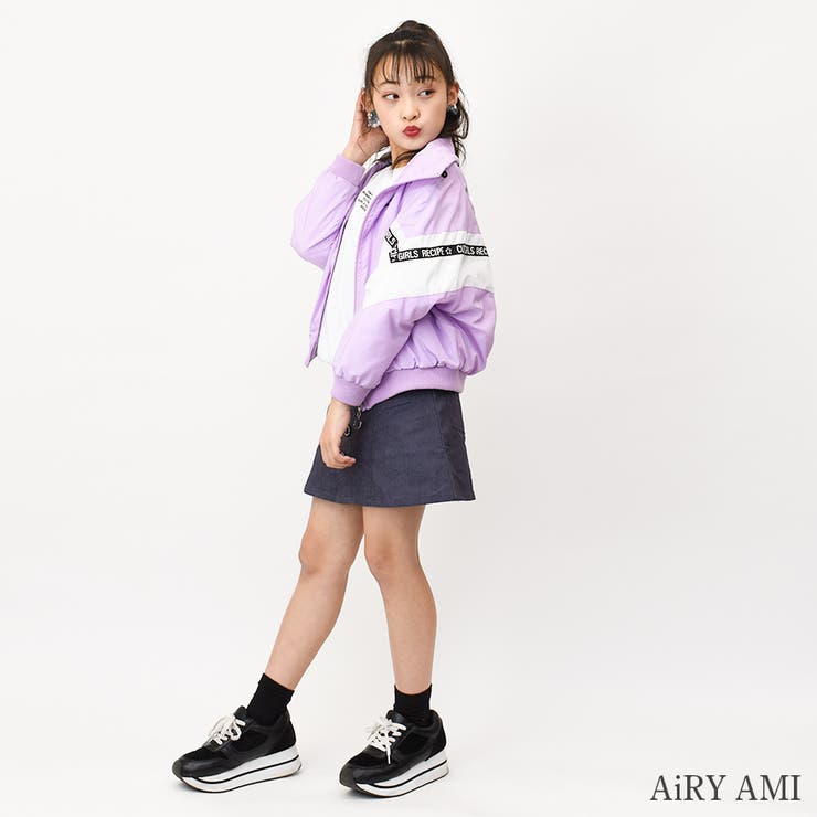 切替ナイロンジャケット ブルゾン 長袖[品番：SHUK0000874