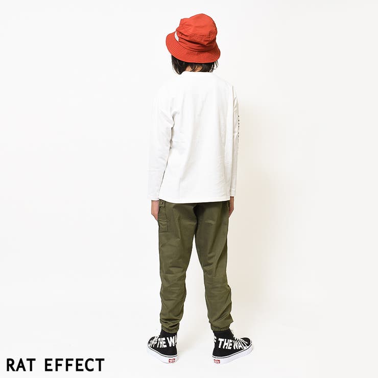 袖ロゴプリントロングTシャツ トップス カットソー | 子ども服 SHUSHU | 詳細画像4 