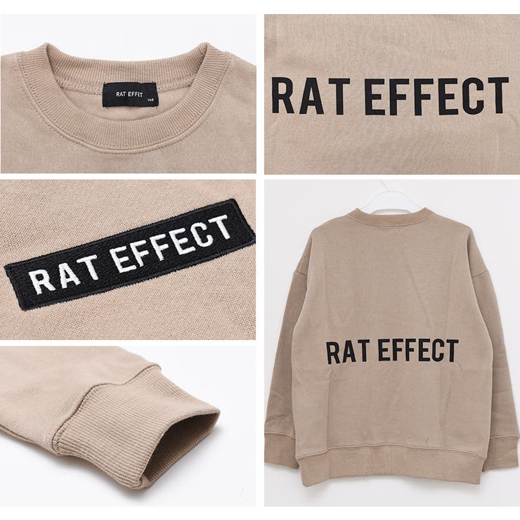 裏起毛バックプリントビッグトレーナー スウェット 長袖 | 子ども服 SHUSHU | 詳細画像14 